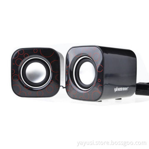 Two Small Boxes Bubble Printed Mini Speaker